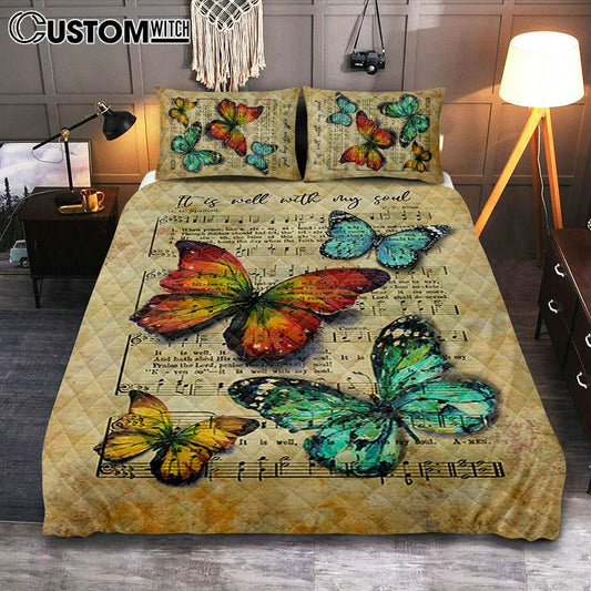 It Is Well With My Soul Quilt Bedding Set