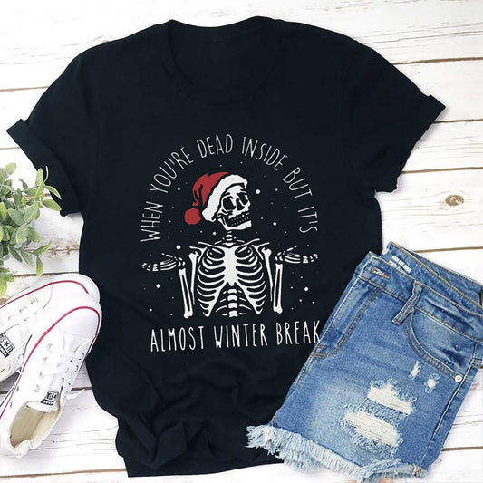 It's Almost Winter Break T Shirt, Merry T Shirt, Unisex Christmas Shirts
