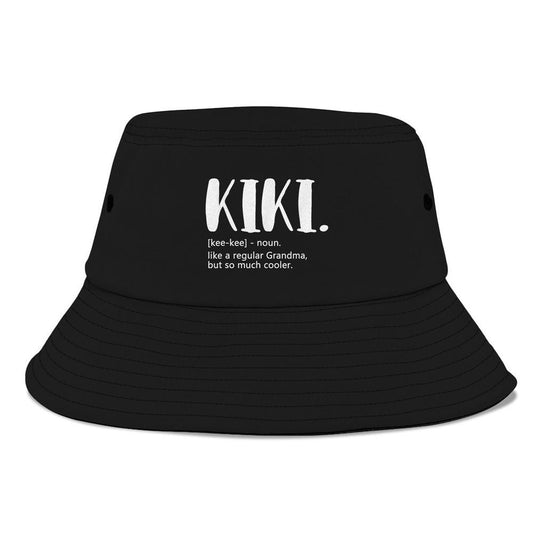 Kikis For Women Idea For Grandma Kiki Bucket Hat, Mother's Day Bucker Hat, Mother's Day Gift, Women's Sun Hats