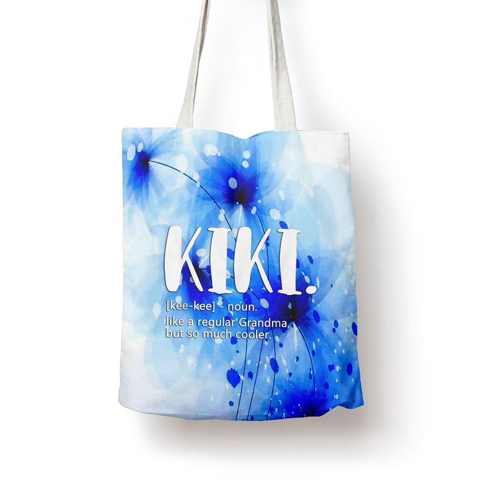 Kikis For Women Mothers Day Idea For Grandma Kiki Tote Bag, Women Tote Bag, Canvas Tote Bag, Printed Tote Bag