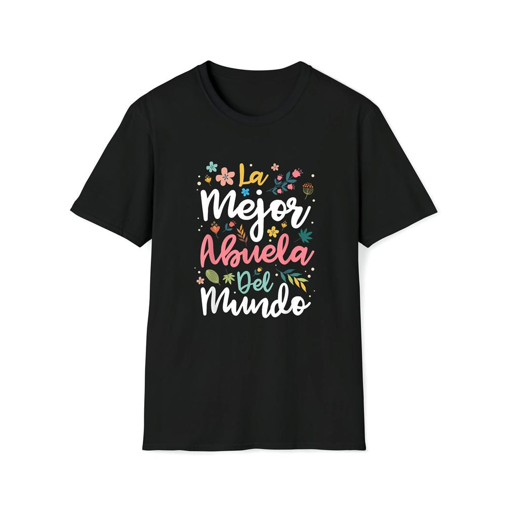 La Mejor Abuela Del Mundo Hispanic Grandma Mother's Day Premium T Shirt, Mother's Day Premium T Shirt, Mother's Day Gift, Mom Shirt
