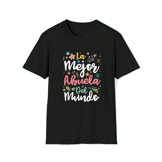 La Mejor Abuela Del Mundo Hispanic Grandma Mother's Day Premium T Shirt, Mother's Day Premium T Shirt, Mother's Day Gift, Mom Shirt