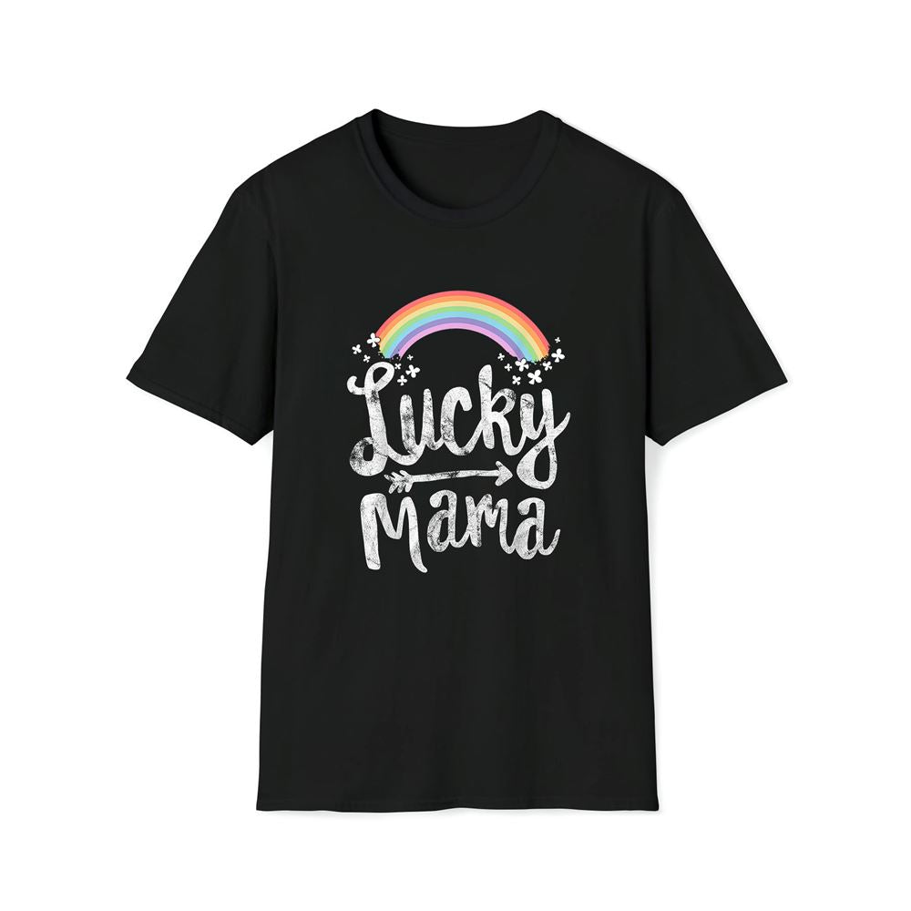Lucky Mama Family St Patricks Day Mom Mother's Day Premium T Shirt, Mother's Day Premium T Shirt, Mother's Day Gift, Mom Shirt