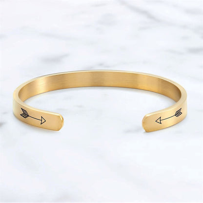 Made Worthy Personalized Cuff Bracelet, Christian Bracelet For Women, Bible Verse Bracelet, Christian Jewelry