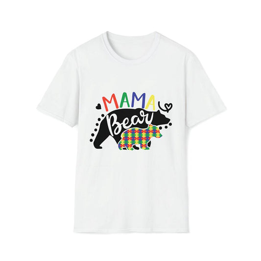 Mama Bear Autism Premium T Shirt, Mother's Day Premium T Shirt, Mom Shirt