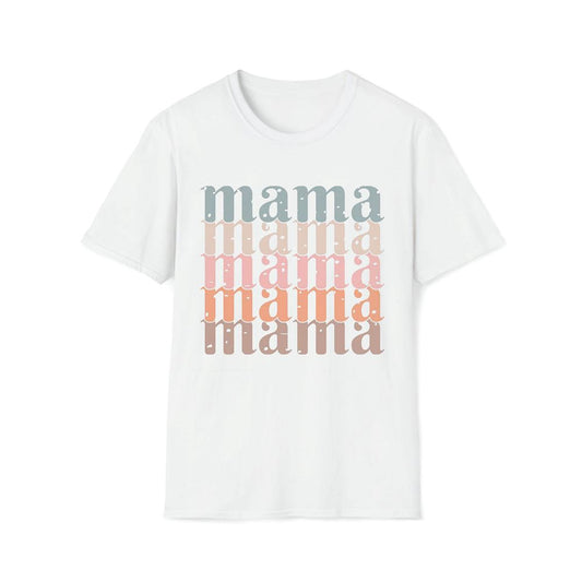 Mama Boho Distressed Stacked Premium T Shirt, Mother's Day Premium T Shirt, Mom Shirt
