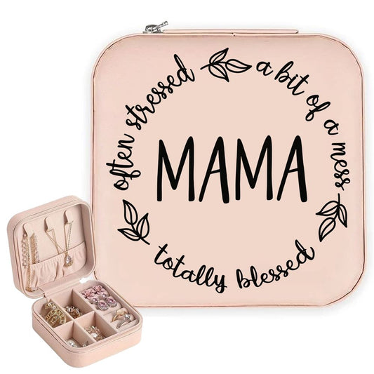 Mama Jewelry Box, Mother's Day Gift For Mom, Mother's Day Jewelry Case, Gift For Her