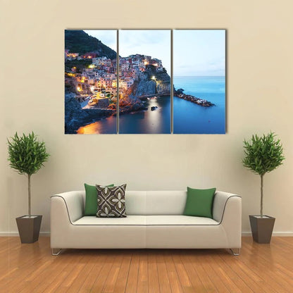 Manarola City Canvas Wall Art Decor
