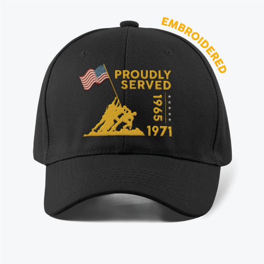 Marine Corps Veteran Cap, Customized Raising The Flag On Iwo Jima Us Marines Legendary Triumph Embroidered Cap, Embroidered Dad Hat