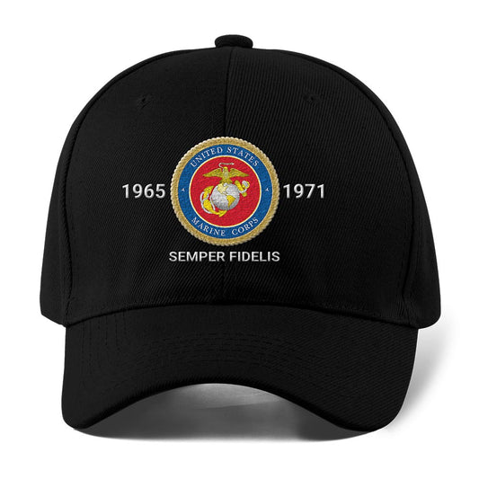 Marine Corps Veteran Cap, Customized United States Marine Corps Embroidered Cap, Embroidered Dad Hat