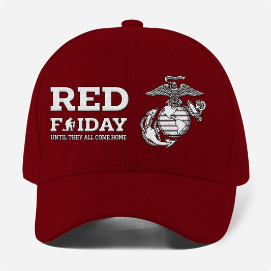 Marine Corps Veteran Cap, Customized Us Marines Veterans Embroidered Cap, Embroidered Dad Hat