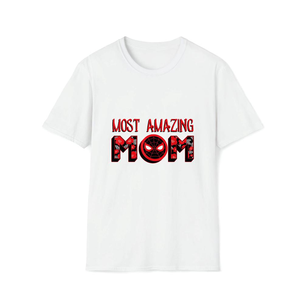 Marvel Mother's Day Spiderman Most Amazing Mom Premium T Shirt, Mother's Day Premium T Shirt, Mother's Day Gift, Mom Shirt