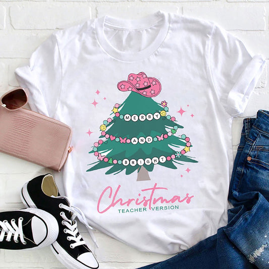 Merry And Bright Version T Shirt, Merry T Shirt, Unisex Christmas Shirts