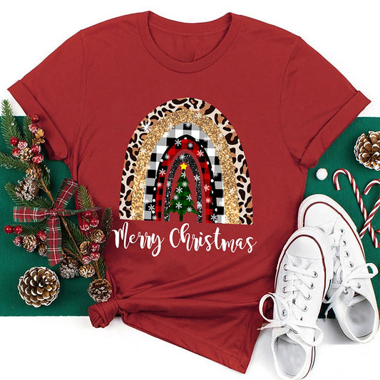 Merry Christmas A Christmas Tree In The Snow T Shirt, Merry T Shirt, Unisex Christmas Shirts
