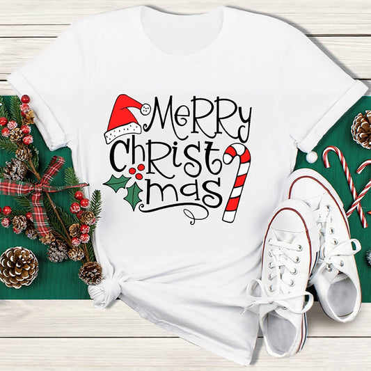 Merry Christmas Candy Canes T Shirt, Merry T Shirt, Unisex Christmas Shirts