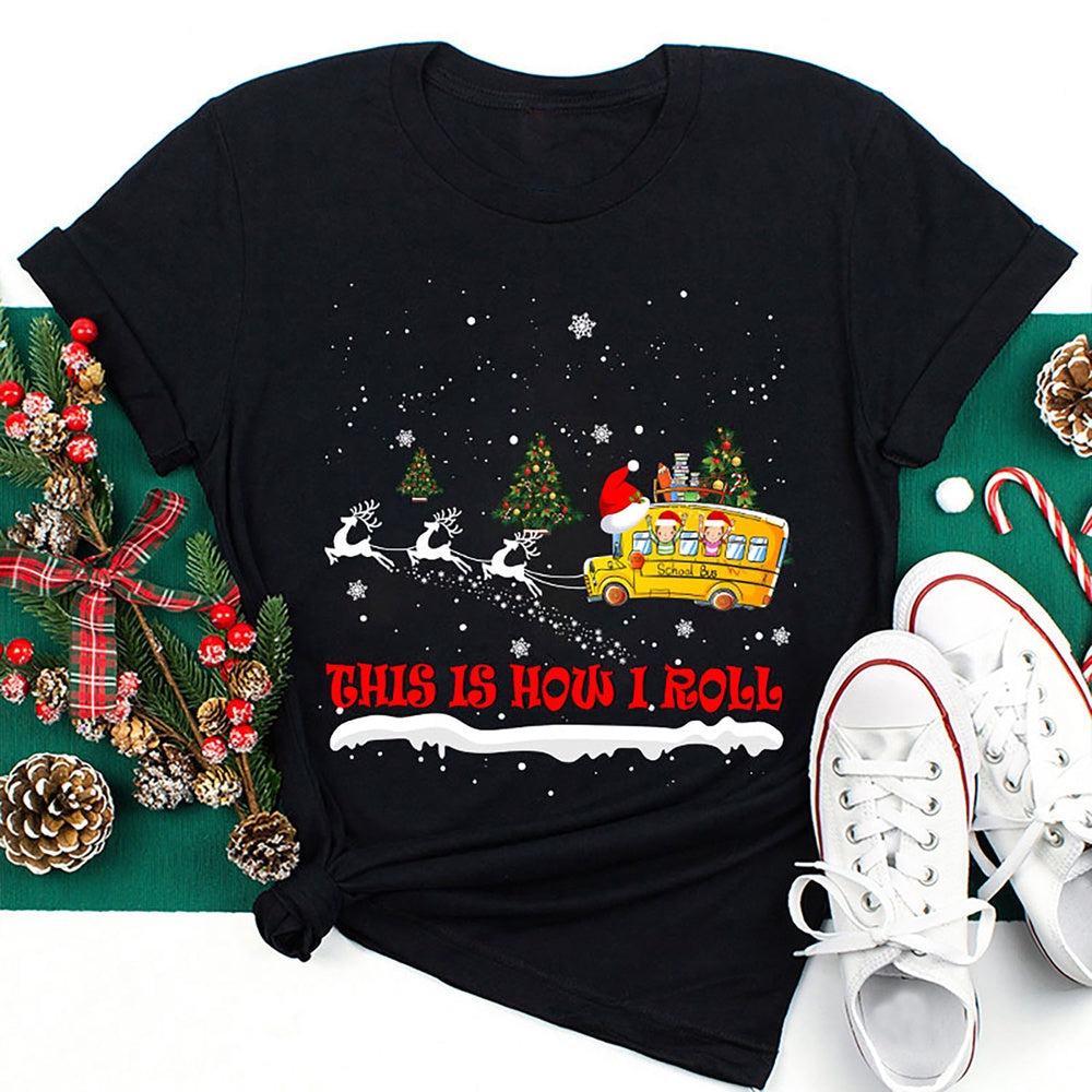 Merry Christmas Colorful Trees T Shirt, Merry T Shirt, Unisex Christmas Shirts