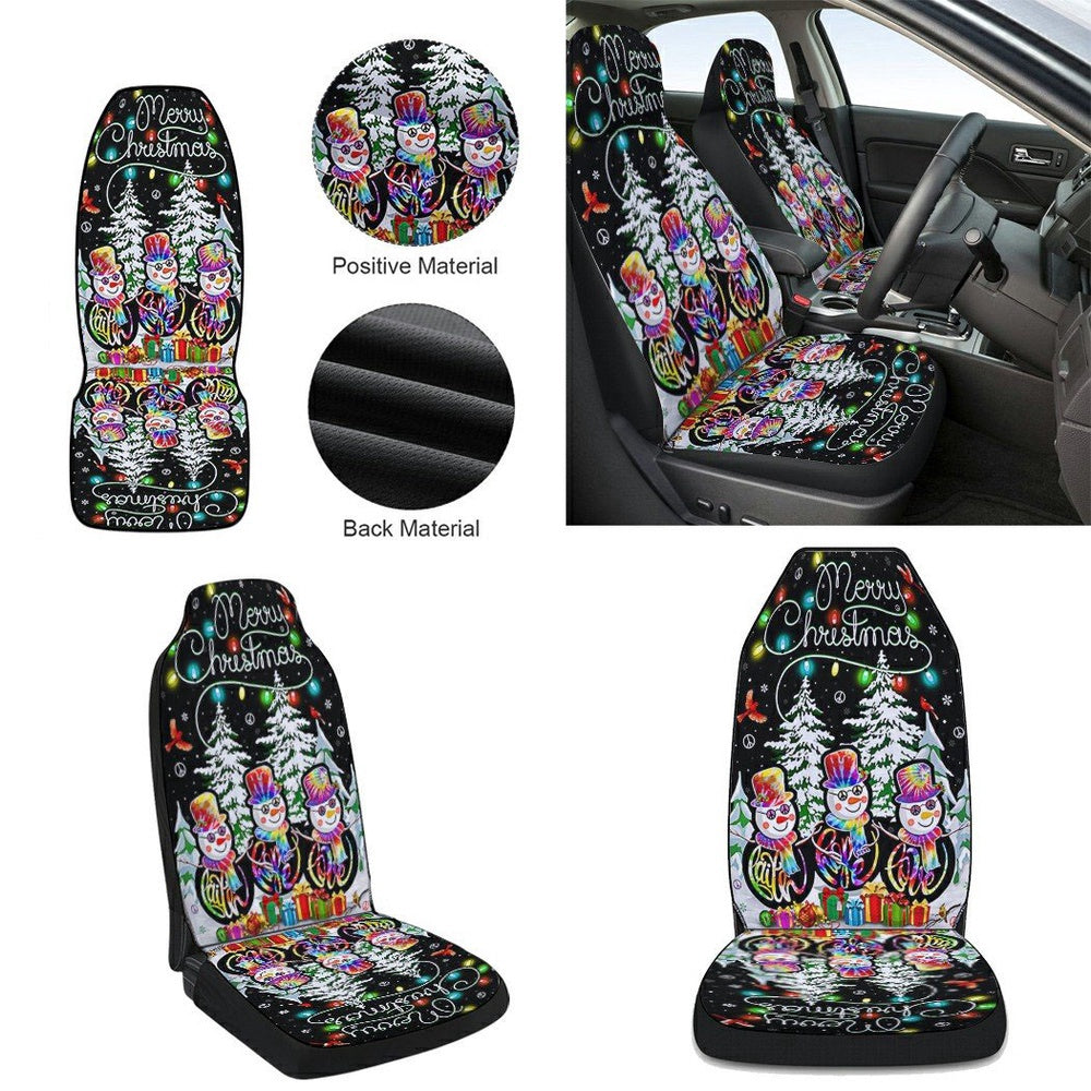 Merry Christmas Faith Hope Love Cars Seat Cover, Christmas Car Seat Covers, Car Decor Gift