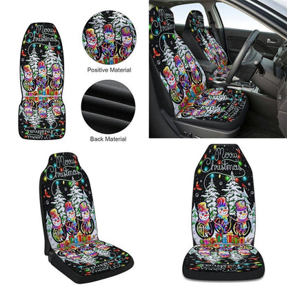 Merry Christmas Faith Hope Love Cars Seat Cover, Christmas Car Seat Covers, Car Decor Gift