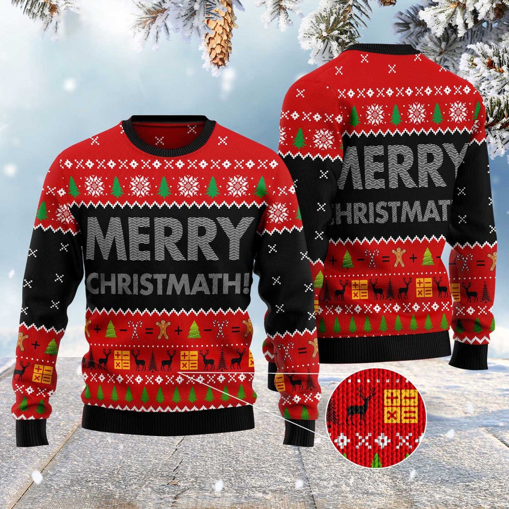 Merry Christmas Ginger Ugly Christmas Sweater, Funny Xmas Sweater, Sweater Xmas