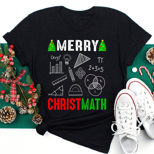 Merry Christmath Math T Shirt, Merry T Shirt, Unisex Christmas Shirts