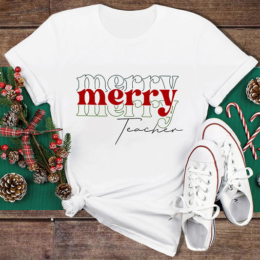 Merry Merry Merry T Shirt, Merry T Shirt, Unisex Christmas Shirts