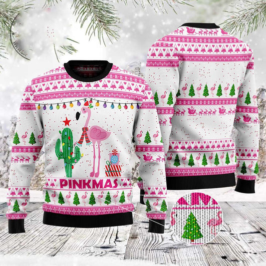 Merry Pinkmas Ugly Christmas Sweater, Funny Xmas Sweater, Sweater Xmas
