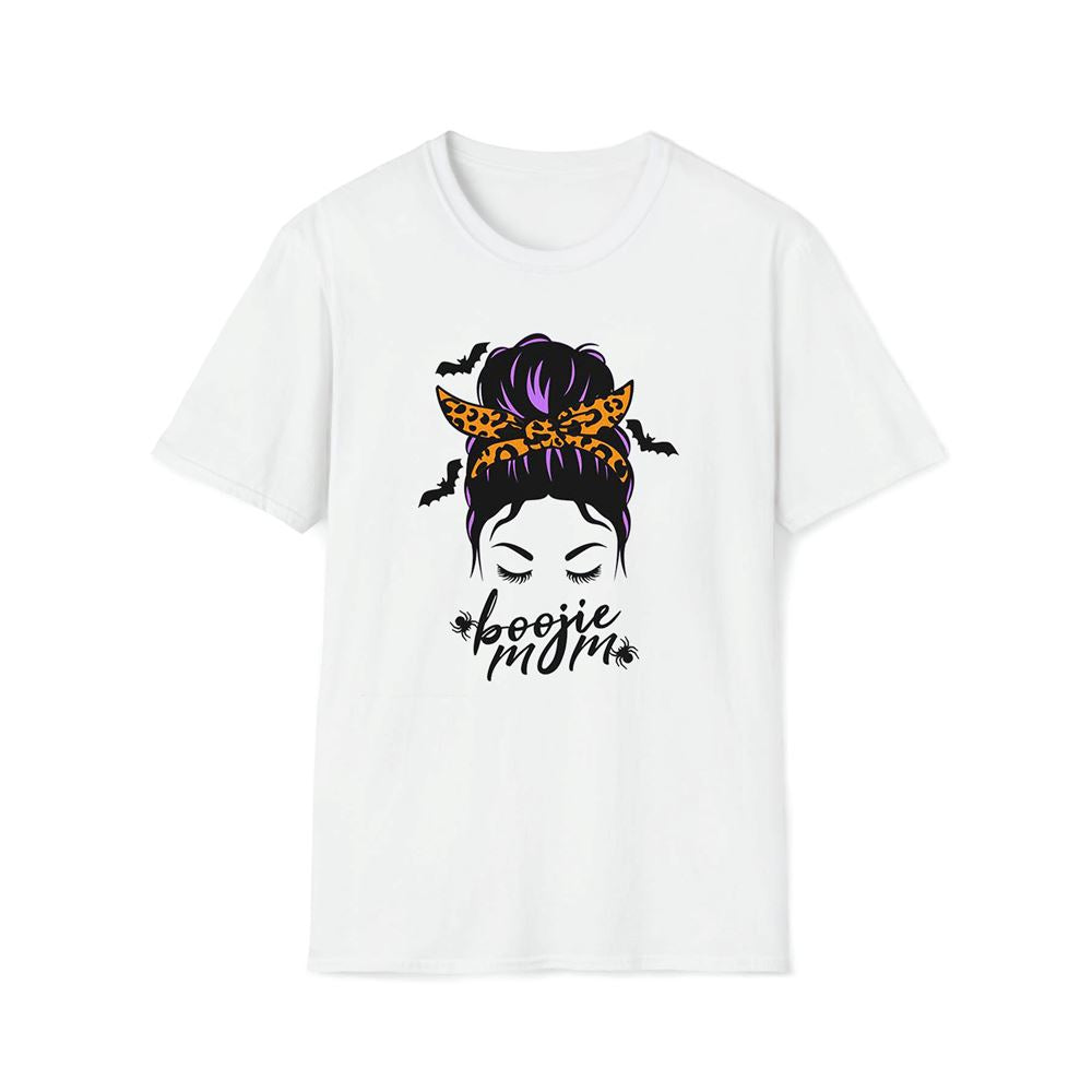 Messy Bun Boojie Mom Premium T Shirt, Mother's Day Premium T Shirt, Mom Shirt