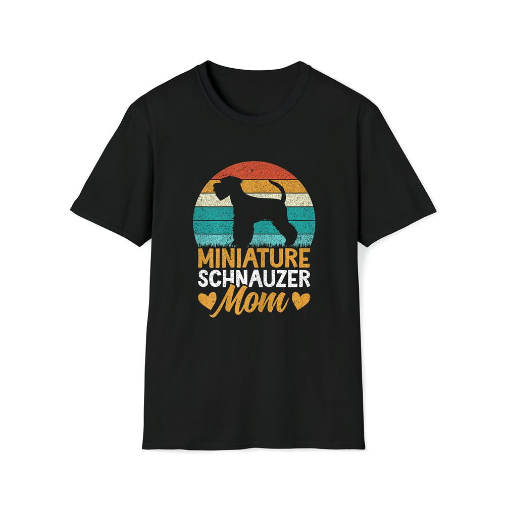 Miniatur Schnauzer Mom Pet Dog Breed Pet Paw Premium T Shirt, Mother's Day Premium T Shirt, Mother's Day Gift, Mom Shirt