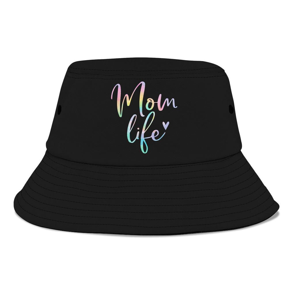 Mom Life Gifts For Women Mom Life Heart Mama Tie Dye Bucket Hat, Mother's Day Bucker Hat, Mother's Day Gift, Women's Sun Hats