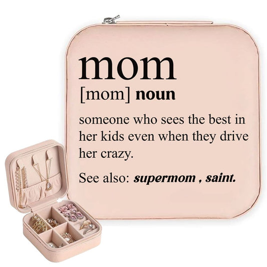 Mom Noun Jewelry Box, Mother's Day Gift For Mom, Mother's Day Jewelry Case, Gift For Her