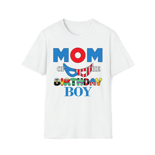Mom Of The Superheroes Birthday Boy Premium T Shirt, Mother's Day Premium T Shirt, Mom Shirt