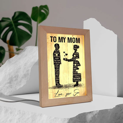 Mom You'Re Appreciated Frame Lamp, Mother's Day Night Light, Best Mom Ever, Gift For Mom