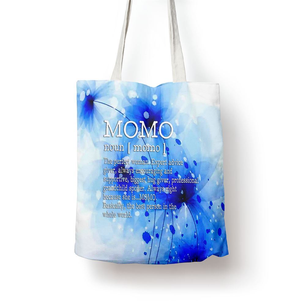 Momo Definition Grandma Mother Day Gifts Women Tote Bag, Women Tote Bag, Canvas Tote Bag, Printed Tote Bag