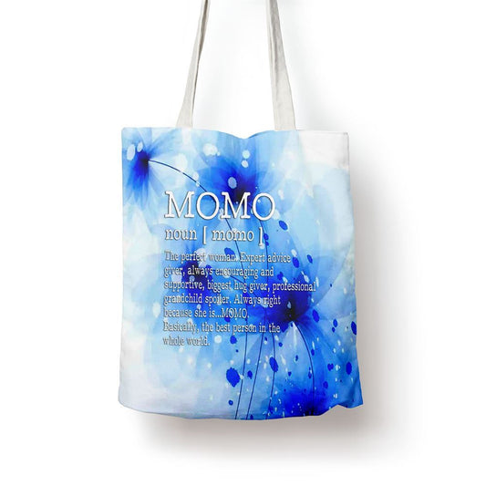 Momo Definition Grandma Mother Day Gifts Women Tote Bag, Women Tote Bag, Canvas Tote Bag, Printed Tote Bag