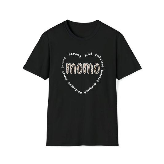 Momo Heart Momo Grandmother Appreciation Momo Grandma Premium T Shirt, Mother's Day Premium T Shirt, Mother's Day Gift, Mom Shirt