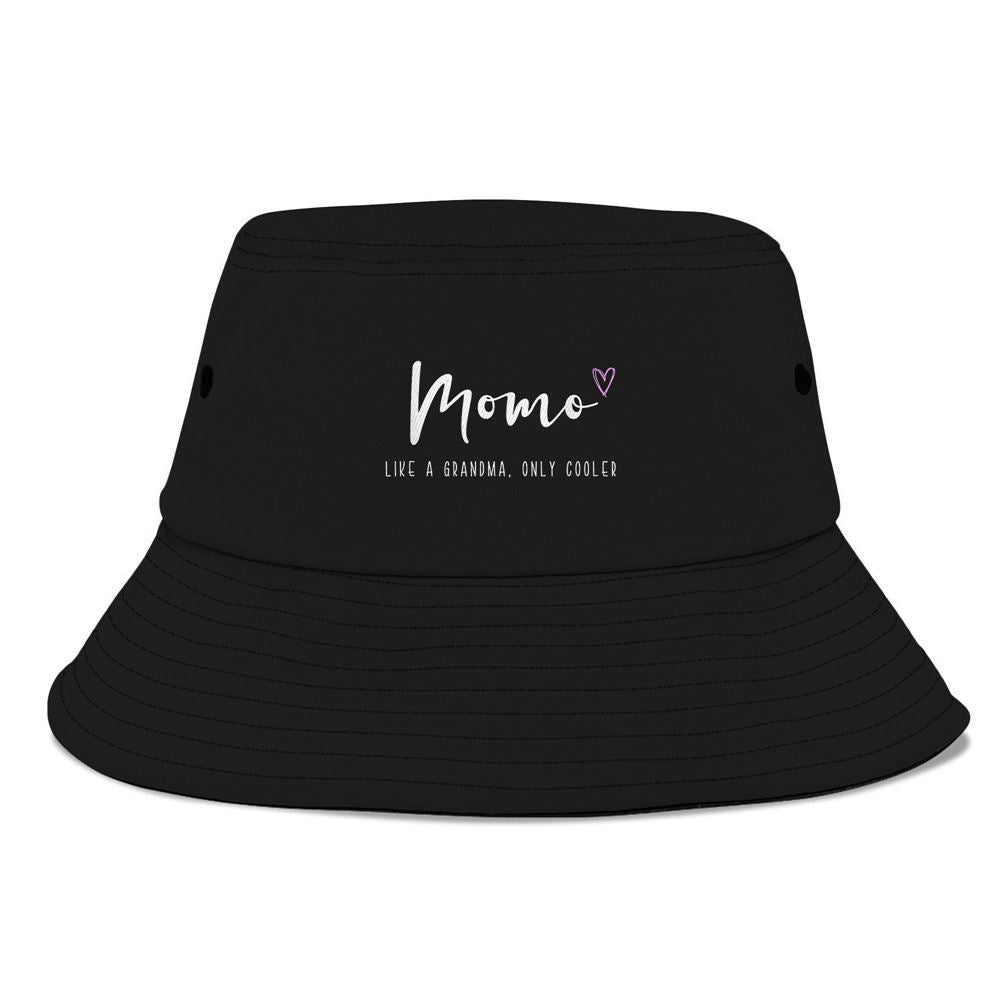 Momo Like A Grandma Only Cooler Bucket Hat, Mother's Day Bucker Hat, Mother's Day Gift, Women's Sun Hats