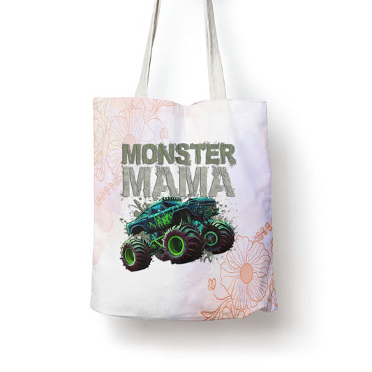 Monster Truck Mama Family Matching Monster Truck Lovers Tote Bag, Women Tote Bag, Canvas Tote Bag, Printed Tote Bag