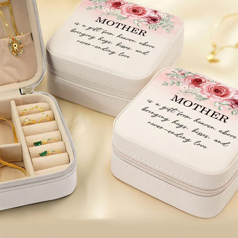 Mother Is A Gift Jewelry Box, Gift For Mother's Day, Mother's Day Jewelry Case, Gift For Her