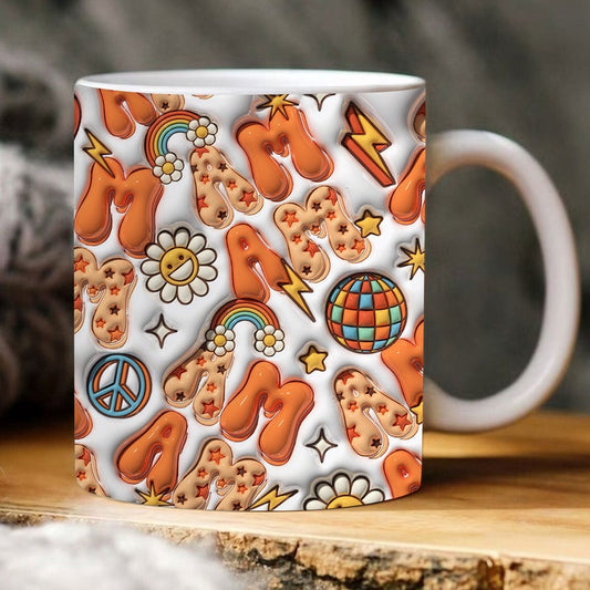 Mother's Day 3D Mug, 3D Mama Inflated Mug, Mom 3D Inflated Mug, Gift For Mom