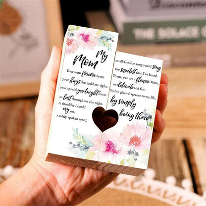 Mother's Day Candle Holders, To My Mom Heart Candle Holders, You Are A Flower, Heart Candle Holder Gifts For Mom