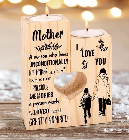 Mother's Day Candle Holders, To My Mom, I Love You Candle Holder