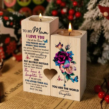 Mother's Day Candle Holders, To My Mom, I Love You For All The Times Candle Holder