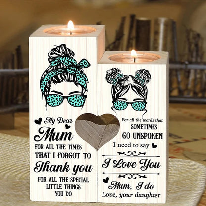 Mother's Day Candle Holders, To My Mom, I Need To Say I Love You Candle Holder