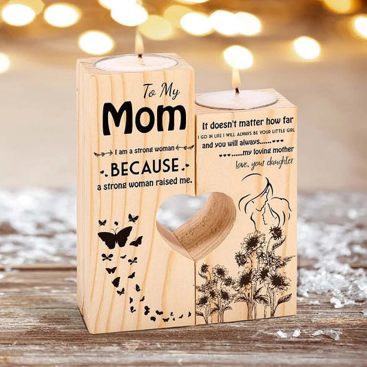 Mother's Day Candle Holders, To My Mom, I Will Always Be Your Little Girl Candle Holder