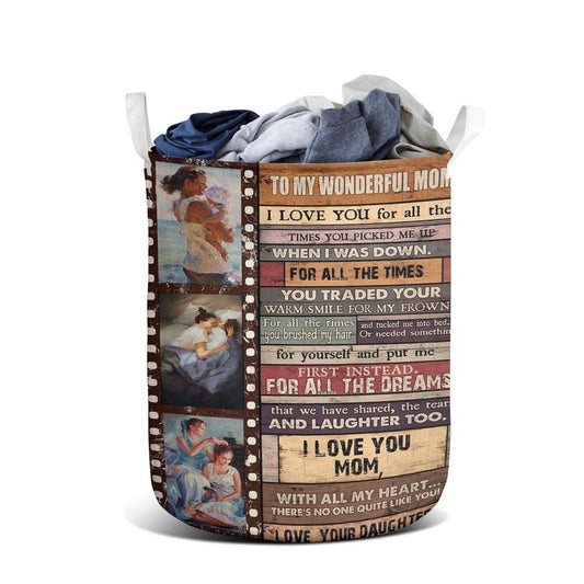 Mother's Day Laundry Basket, All The Dreams We Have Shared The Tears And Laughter Too Laundry Basket, Mother's Day Gift, Storage Basket For Mom