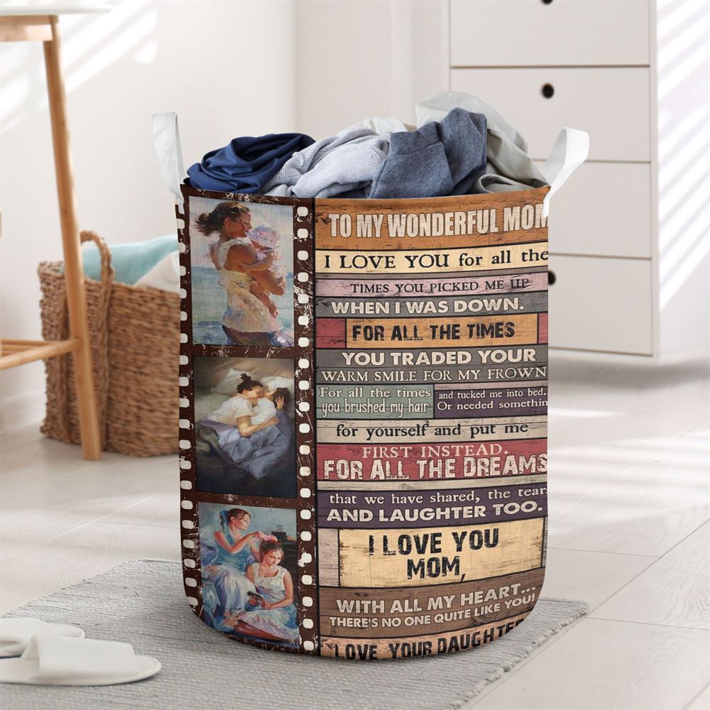 Mother's Day Laundry Basket, All The Dreams We Have Shared The Tears And Laughter Too Laundry Basket, Mother's Day Gift, Storage Basket For Mom