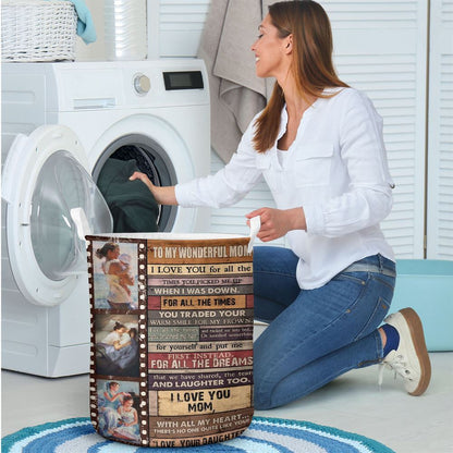 Mother's Day Laundry Basket, All The Dreams We Have Shared The Tears And Laughter Too Laundry Basket, Mother's Day Gift, Storage Basket For Mom