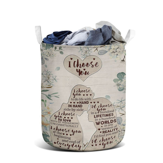 Mother's Day Laundry Basket, I Choose You Laundry Basket, Mother's Day Gift, Storage Basket For Mom