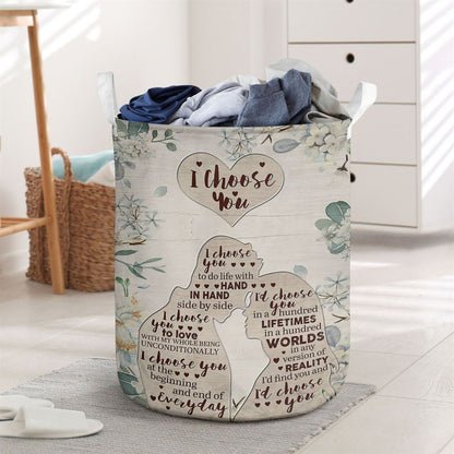 Mother's Day Laundry Basket, I Choose You Laundry Basket, Mother's Day Gift, Storage Basket For Mom