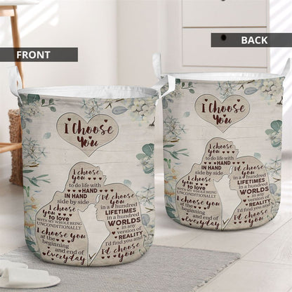 Mother's Day Laundry Basket, I Choose You Laundry Basket, Mother's Day Gift, Storage Basket For Mom